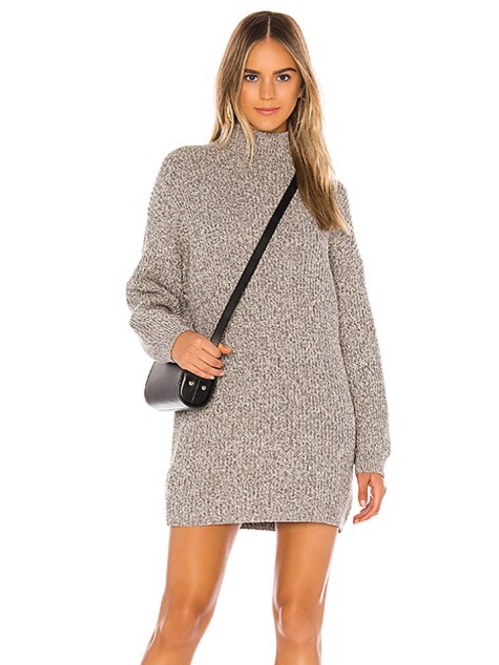 Tularosa Djuna Sweater Dress in Charcoal